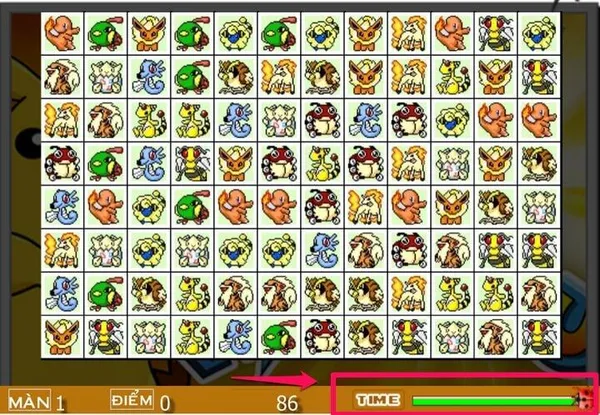 game pikachu - Pikachu Xếp Hình